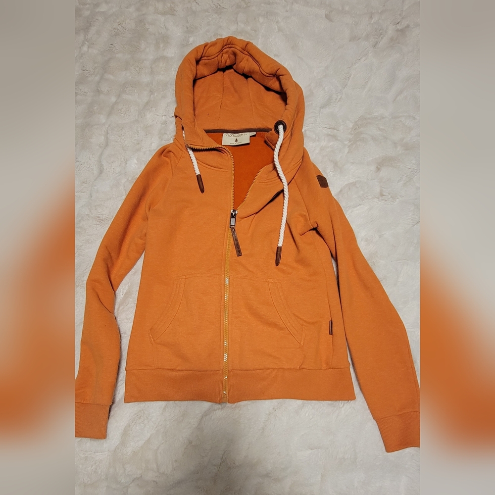 Wanakome Burnt Orange Women's Zip Hoodie